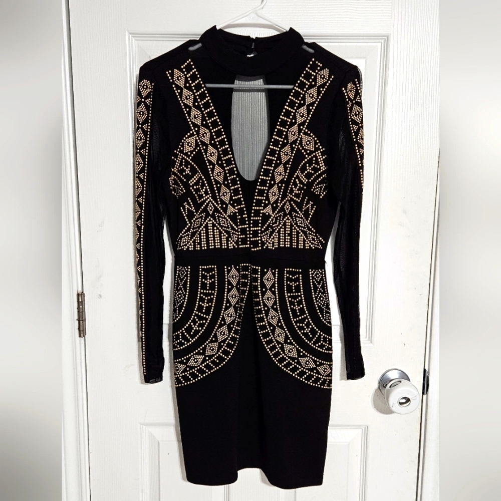 Evening black dress